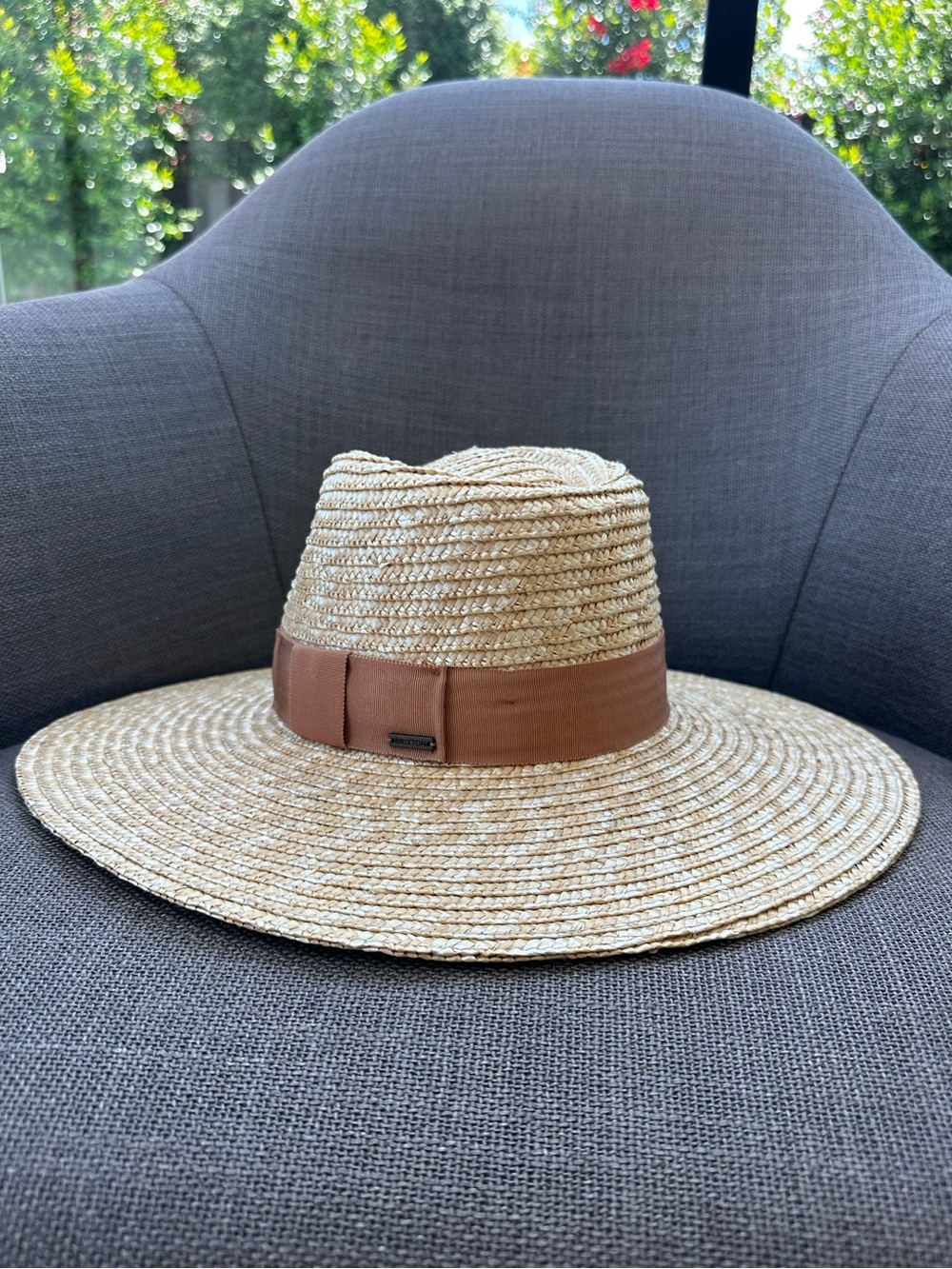 Brixton Joanna Straw Hat in Honey Lion (XS)